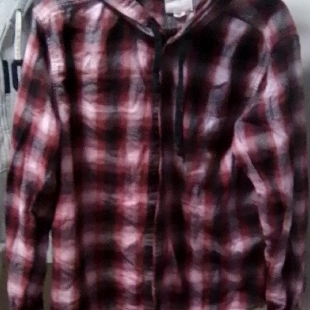 Red and Black Plaid Shirt